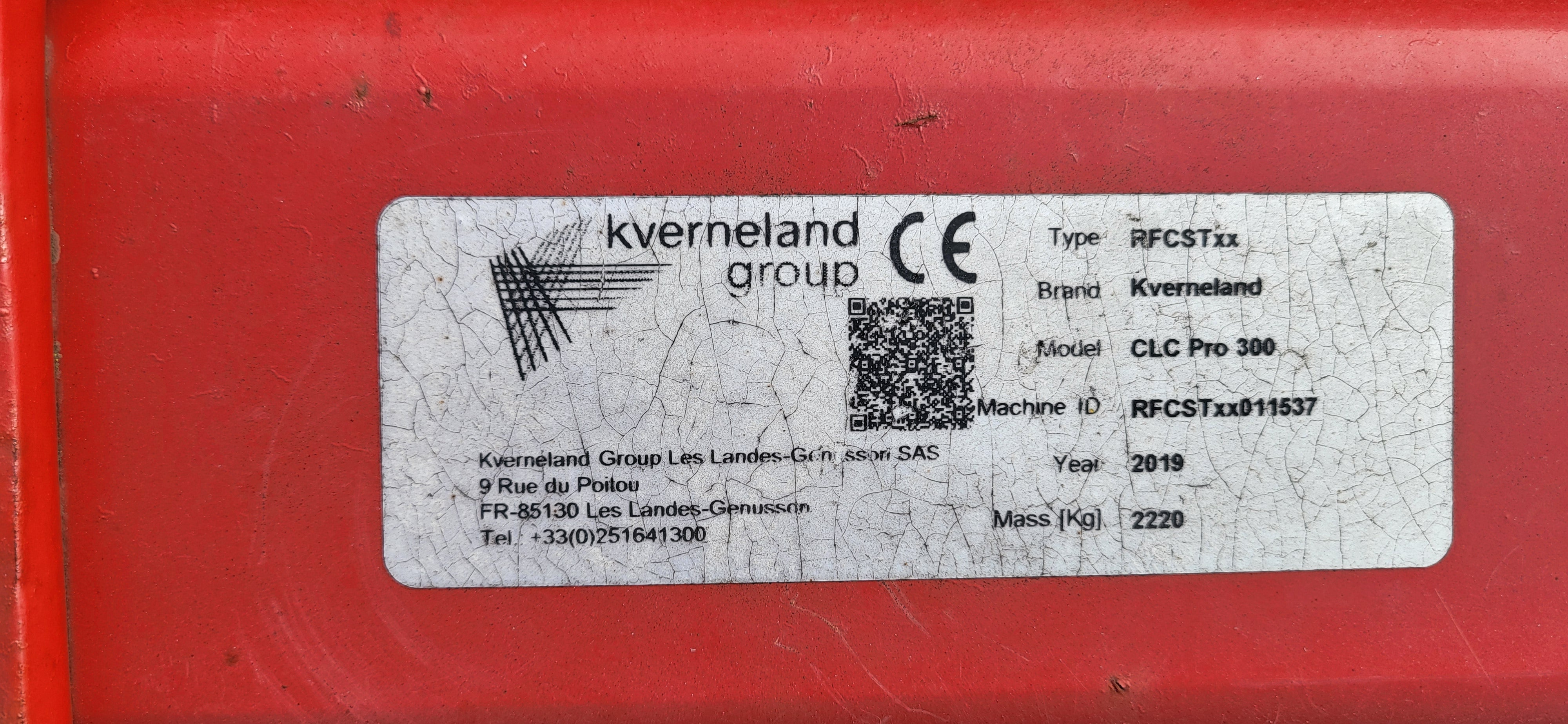 KVERNELAND CLCPRO 300