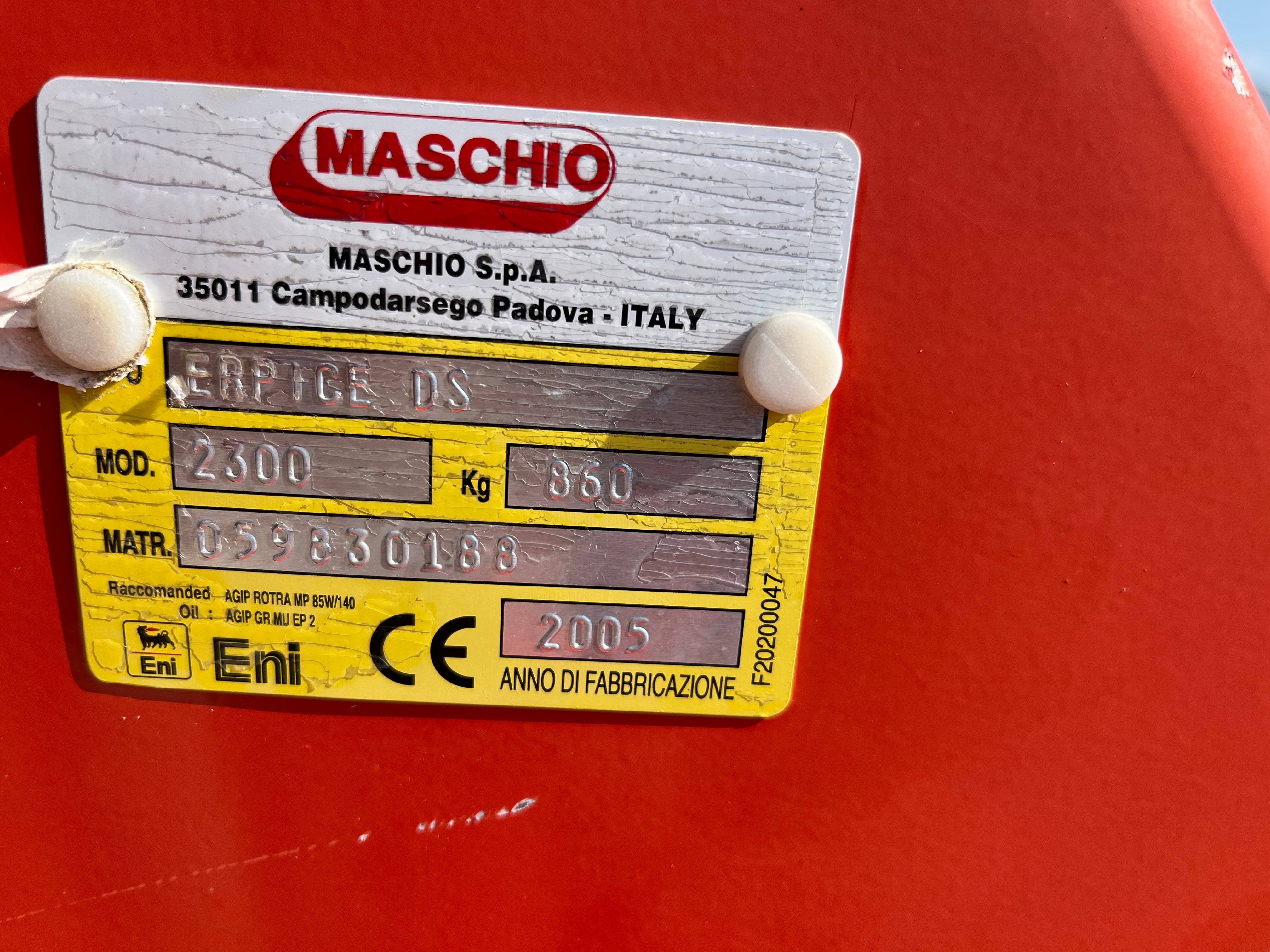 MASCHIO DS 2300