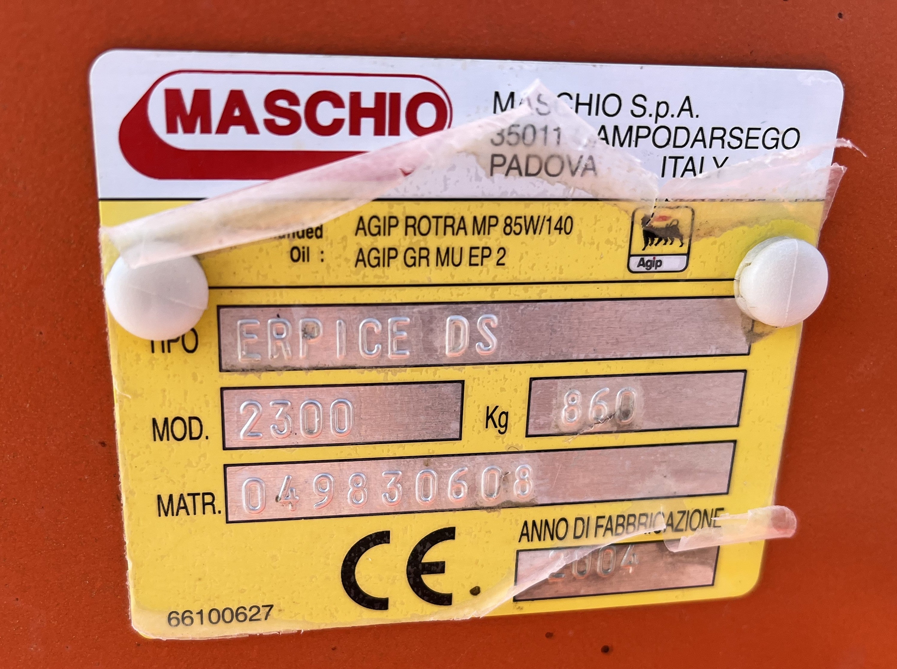 MASCHIO DS 2300