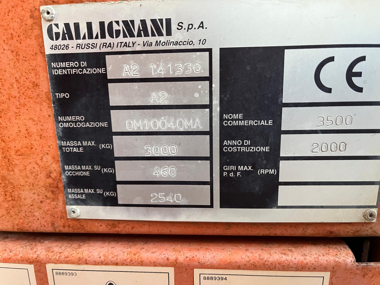GALLIGNANI 3500 L