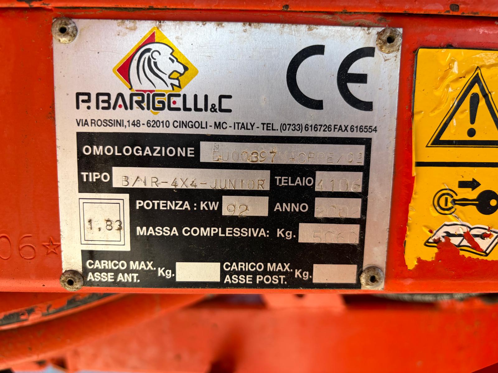 BARIGELLI B/IR - 4X4 - JUNIOR